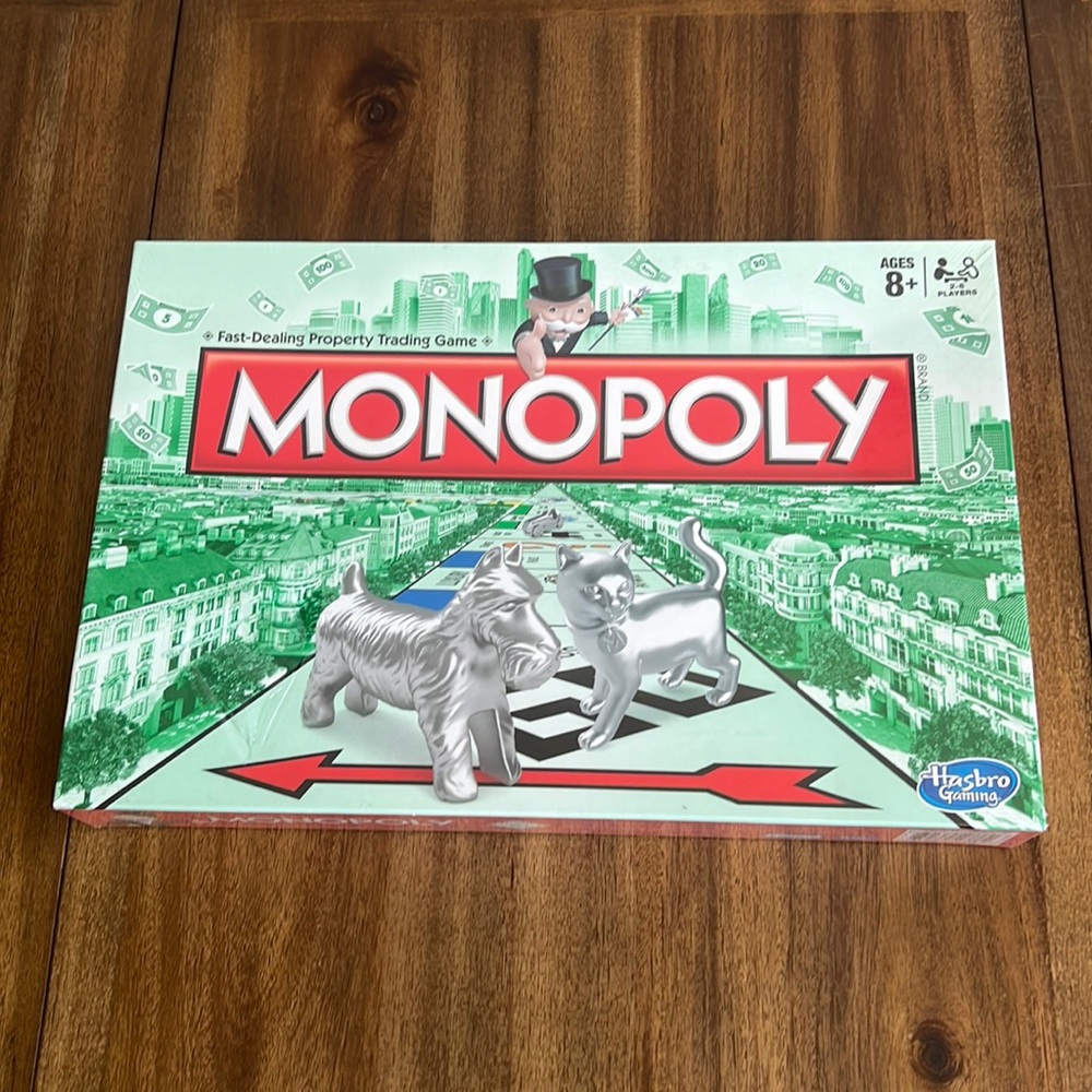 NEW SEALED Monopoly 2016 Board Game Hasbro - Money Real Estate Invest Property